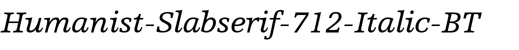 HumstSlab712 BT Italic.ttf