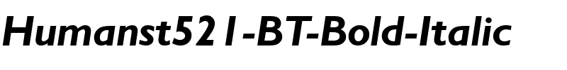 Humanst521 BT Bold Italic.ttf