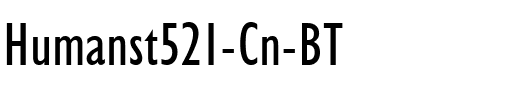 Humanst521 Cn BT Regular.ttf