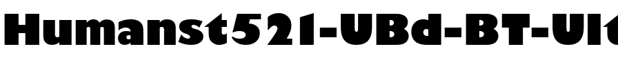 Humanst521 UBd BT Ultra Bold.ttf