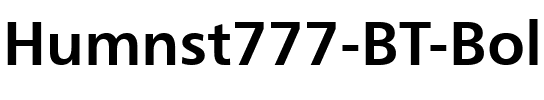 Humnst777 BT Bold.ttf