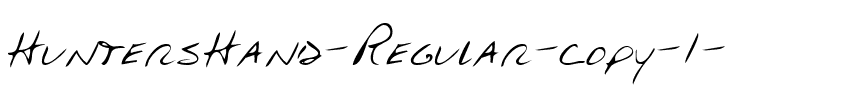 HuntersHand Regular.ttf