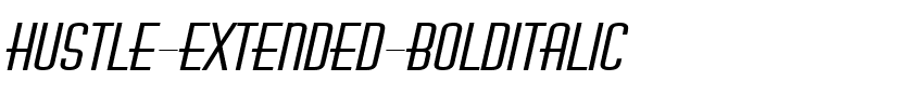 Hustle Extended BoldItalic.ttf