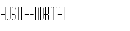 Hustle Normal.ttf