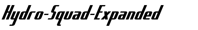 Hydro Squad Expanded Expanded Italic.ttf