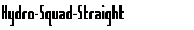 Hydro Squad Straight Regular.ttf