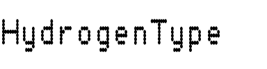 HydrogenType Regular.ttf
