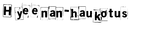 Hyeenan haukotus Normal.ttf