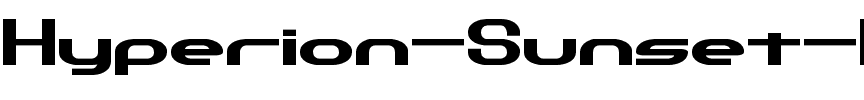 Hyperion Sunset BRK Regular.ttf