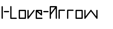 I Love Arrow Normal.otf