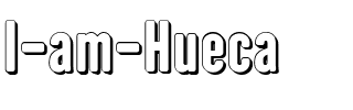 I am Hueca Ultra-condensed Black.ttf