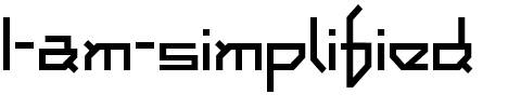 I am simplified Regular.ttf