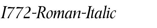 I772-Roman Italic.ttf
