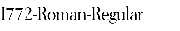 I772-Roman Regular.ttf