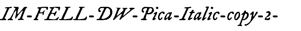 IM FELL DW Pica Italic.ttf