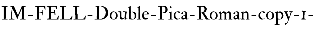 IM FELL Double Pica Regular.ttf