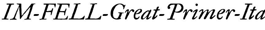 IM FELL Great Primer Italic.ttf