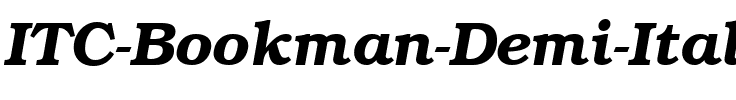 ITC Bookman Demi Italique.ttf