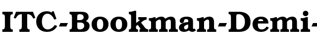 ITC Bookman SWA Demi.ttf