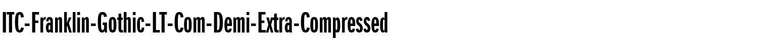 ITCFranklinGothic LT Com DmXCm Regular.ttf