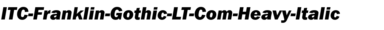 ITCFranklinGothic LT Com HvIt Regular.ttf