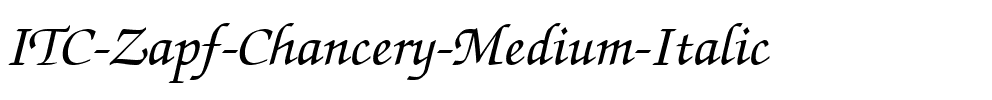 ITC Zapf Chancery Moyen Italique.ttf