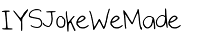 IYSJokeWeMade Medium.ttf