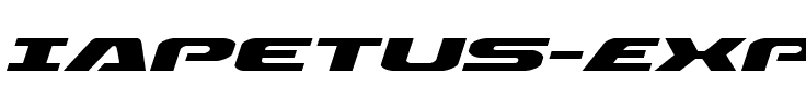 Iapetus Expanded Italic Expanded Italic.ttf