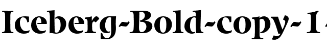 Iceberg Bold.ttf