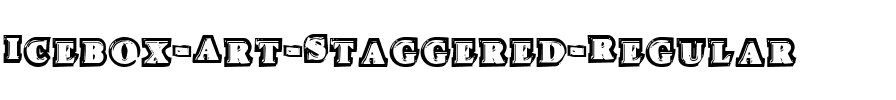 Icebox Art Staggered Regular.ttf