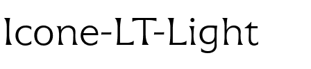 Icone LT Light Regular.ttf