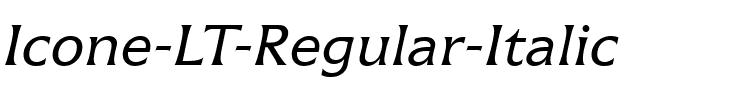 Icone LT Regular Italic.ttf