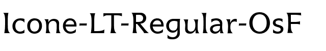 Icone LT RegularOsF Regular.ttf
