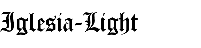 Iglesia Regular.otf