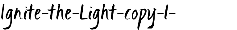 Ignite the Light Regular.ttf
