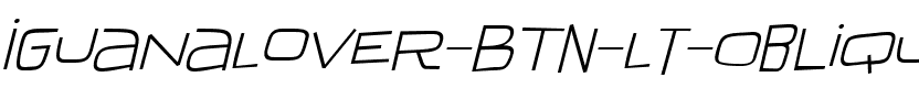 IguanaLover BTN Lt Oblique.ttf