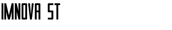 Imnova St Normal.ttf