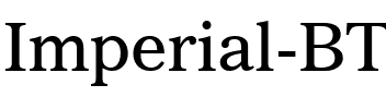 Imperial BT Roman.ttf