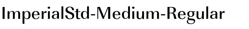 ImperialStd-Medium Regular.ttf