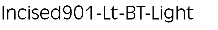 Incised901 Lt BT Light.ttf