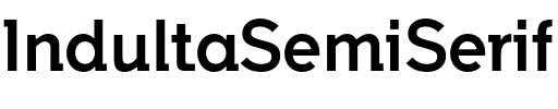 Indulta SemiSerif Regular.otf