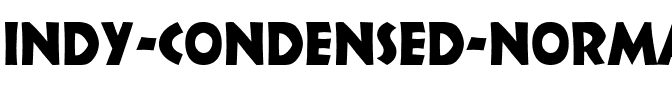 Indy Condensed Normal.ttf