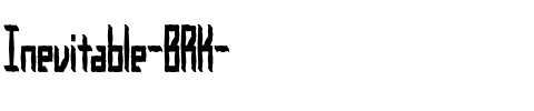 Inevitable (BRK) Regular.ttf