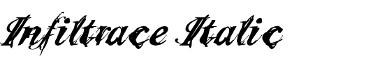 Infiltrace  Italic.ttf