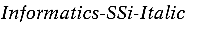 Informatics SSi Italic.ttf
