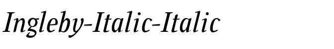 Ingleby Italic Italic.ttf
