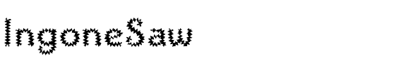IngoneSaw Regular.ttf