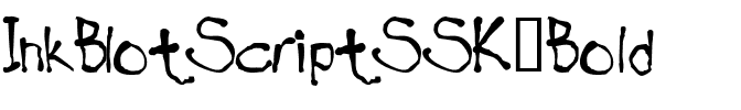 InkBlotScriptSSK Bold.ttf