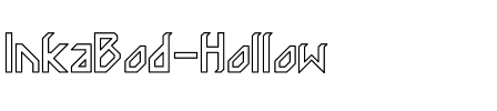 InkaBod Hollow Regular.ttf
