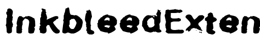 InkbleedExtended Regular.ttf